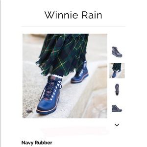 Bernardo Winnie Navy Rain Boot